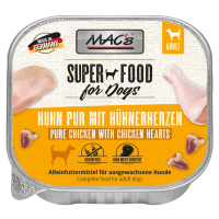 MAC's Dog čisté kuřecí maso s kuřecími srdci 10 × 150 g
