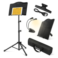 Donner DMS-1 Music Stand With Light - Black