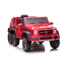 Elektrické autíčko Mercedes Benz G63 6X6 červené