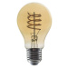 ACA Lighting LED FILAMENT E27 DIM A60 jantar SPIRAL 4W 1800K 230V 270lm RA80 ELIOR4WWSDIMAM