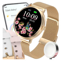 Chytré Hodinky Dámské Hovory Amoled Menu Polské Smart Watch 2 Řemínky