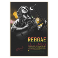 Ilustrace Legends Series- Reggae, Fadil, 30 × 40 cm