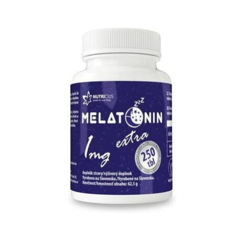 Melatonin 1mg extra tbl.250 Nutricius