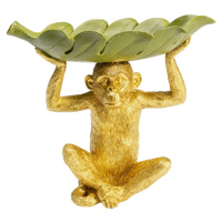 KARE Design Dekorativní mísa Opice s banánovým listem