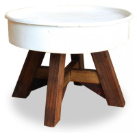 Konferenční stolek hnědá / bílá Dekorhome,Konferenční stolek hnědá / bílá Dekorhome