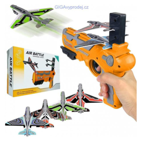 Letadlová odpalovací pistole oranžová Toys Group