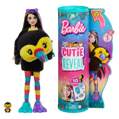 Mattel barbie cutie reveal série džungle tukan, hkr00