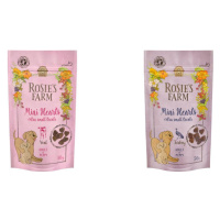 Rosie's Farm Snacks balení na vyzkoušení - 2 x 50 g Mini Hearts (krocaní, telecí)