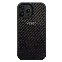Pevný obal Audi Carbon Fiber pro iPhone 14 Pro 6,1 černo/černý