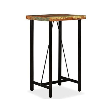 Barový stůl masivní recyklované dřevo 60x60x107 cm SHUMEE