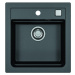 SET ALVEUS ATROX 20/91 + BATERIE ROXA 91 - obdélníkový granitový černý dřez 470x500x200 mm v set