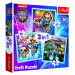 Puzzle 3v1 Mocná štěňata Tlapková patrola/Paw Patrol 20x19,5cm v krabici 28x28x6cm