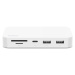 Belkin Connect USB-C 6v1 Multiport Hub s držákem bílý