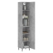 vidaXL Skříň highboard betonově šedá 34,5x34x180 cm kompozitní dřevo