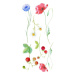 Samolepicí dekorace Crearreda WA S Fields Flowers 59178 Polní kvítí