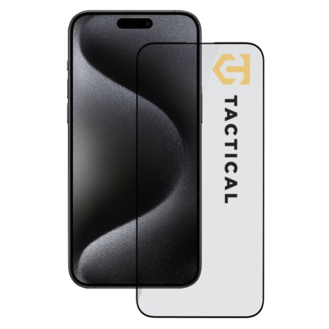 Tactical Glass Shield 5D sklo pro Apple iPhone 15 Pro Max černé