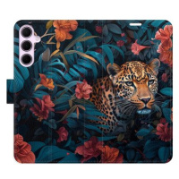 iSaprio Flip pouzdro Flower Jaguar 02 pro Samsung Galaxy A55 5G