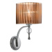 Nástěnná lampa AZzardo Impress wall brown AZ2904 E27 1x50W IP20 30cm hnědá