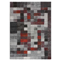 Červeno-šedý koberec 80x150 cm Fusion – Universal
