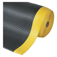 NOTRAX Rohož pro pracoviště Diamond Sof-Tred™, šířka 1220 mm, na bm, černá/žlutá