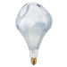 Sigor LED žárovka Giant Drop E27 6W 918 dim stříbrná-kovová.