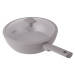 BERLINGERHAUS Pánev WOK s titanovým povrchem a poklicí 28 cm Taupe Collection BH-8094