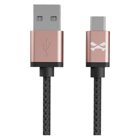 Kabel Ghostek - NRGline Micro USB 0,9m , Black/Rose (GHOCBL027)