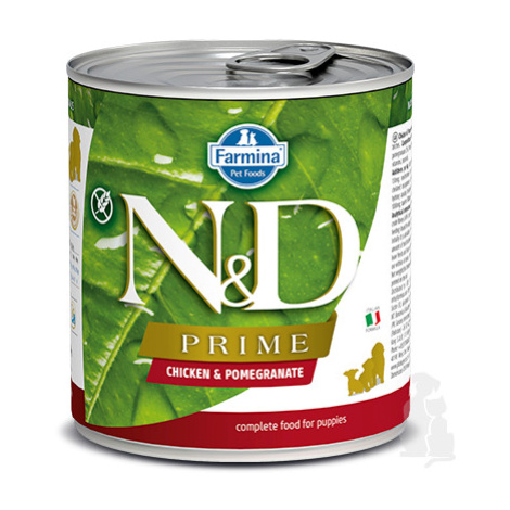 N&D DOG PRIME Puppy Chicken & Pomegranate 285g + Množstevní sleva 1+1