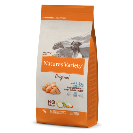 Natures Variety Nature´s variety original pro malé psy s lososem 7kg