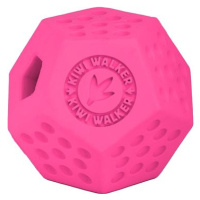 Kiwi Walker Gumová hračka DODECABALL s dírou na pamlsky, Maxi 8cm, Růžová