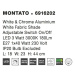 Nova Luce Elegantní nástěnná lampa Montato s LED diodou na flexibilním rameni NV 6916202