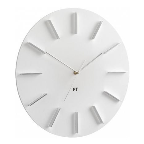 Designové nástěnné hodiny Future Time FT2010WH Round white 40cm FOR LIVING
