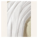 Bílý závěs Sensia s průchodkami 350 x 250 cm