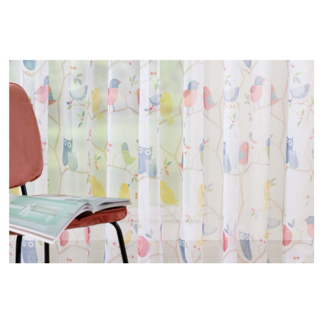 Dětská záclona 140x245 cm Owl – Mendola Fabrics