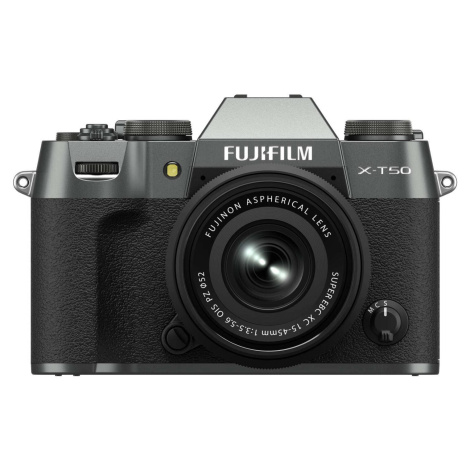 Fujifilm X-T50 šedý + XC 15-45mm f/3,5-5,6 OIS PZ