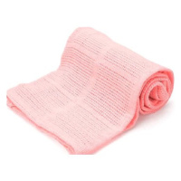 Chanar Bavlněná celulární deka 180 × 230cm, růžová