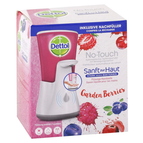 Dettol  tekuté mýdlo a bezdotykový dávkovač Zahradní ovoce 250 ml