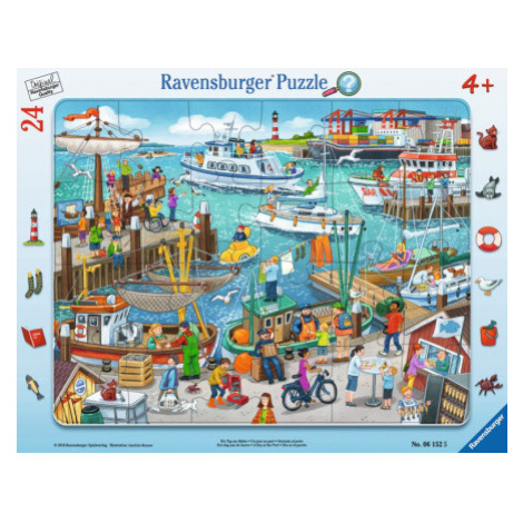 RAVENSBURGER Puzzle Den v přístavu 24 dílků 132623