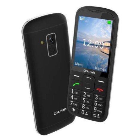 Tlačítkový telefon pro seniory CPA Halo 28,černý Myphone