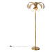 Chytrá stojací lampa zlatá 2-světelná vč.Wifi G95 - Botanica