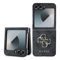 Guess hard kryt na Samsung Galaxy Z Flip 6 Šedý 4G Big Metal Logo