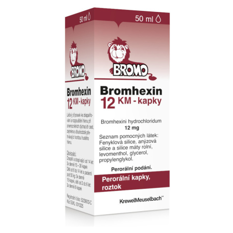 BROMHEXIN KM 12MG/ML POR GTT SOL 50ML