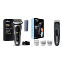 Braun Series 9 PRO+ Wet & Dry + Braun Sada Pro Péči O Tělo 3 BG3350 pro muže