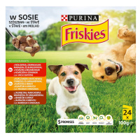 Friskies omáčkový výběr - vlhké krmivo pro psy 24 x 100 g