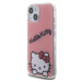 Hello Kitty IML Daydreaming Logo Kryt iPhone 15 růžový