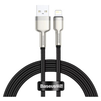 Kabel USB cable for Lightning Baseus Cafule, 2.4A, 1m, black (6953156202245)