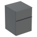 Geberit iCon - Boční skříňka 45x60x48 cm, 2 zásuvky, lávová 502.315.JK.1
