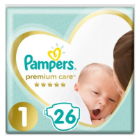 Pampers plenky Premium Care Pack S1 Newborn 26ks