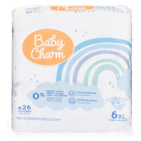 BABY CHARM Super Dry Flex XL vel.6 pleny 13-18 kg 26 ks