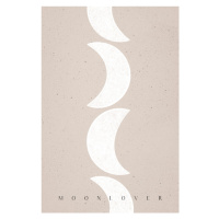 Ilustrace Moonlover, uplusmestudio, (26.7 x 40 cm)